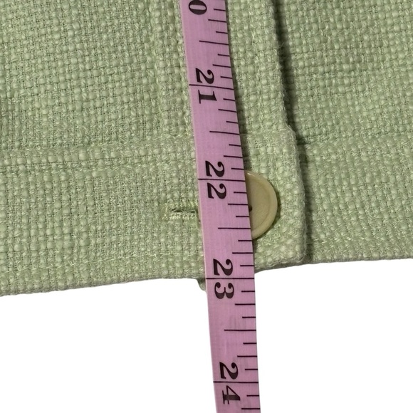 TALBOTS - SIZE 14P - SPRING STYLE SUIT JACKET - GREEN - EXCELLENT CONDITION - Picture 8 of 9